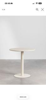 Ronde Metalen Tuintafel - Beige Amandelroos, Ø70 cm, Ophalen, Minder dan 50 cm, 50 tot 100 cm, Rond