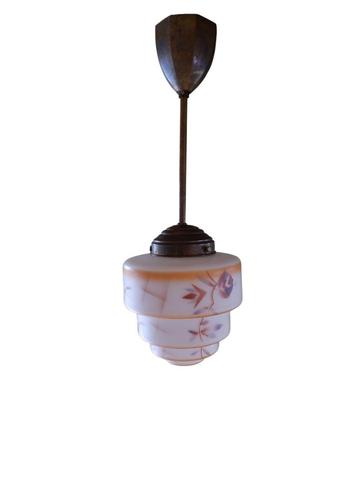 Melkglazen vintage hanglamp beschikbaar voor biedingen