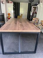 Eettafel  hout 1,90 m x 1 m, Huis en Inrichting, Tafels | Eettafels, Ophalen, Overige materialen, 50 tot 100 cm, Zo goed als nieuw