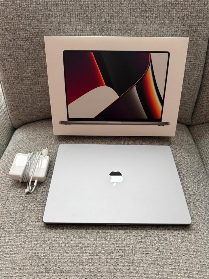 MacBook Pro 16 inch, 2021, M1 chip, Computers en Software, Apple Macbooks, Zo goed als nieuw, MacBook Pro, 16 inch, 4 Ghz of meer