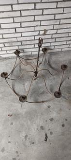 Metalen kroonluchter/kandelaar 6 kaarsen, Ophalen, Overige materialen