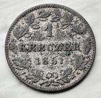 1 Kreuzer Württemberg 1861 -  Duitse Staten, Ophalen of Verzenden, Vóór koninkrijk, Overige waardes, Losse munt