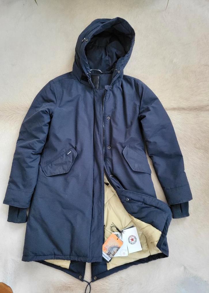 Airforce winterjas parka maat L blauw grijs, Kleding | Dames, Jassen | Winter, Zo goed als nieuw, Maat 38/40 (M), Blauw, Ophalen of Verzenden