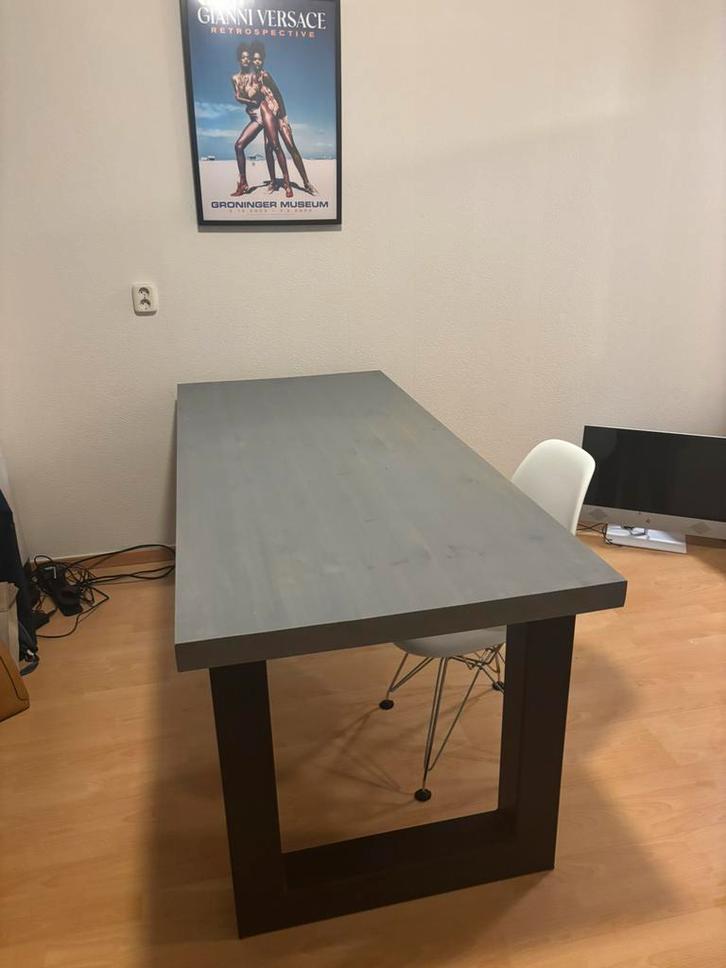 Moet uiterlijk 17/10 weg!! 125! Koopje, 1.80 x 80, Huis en Inrichting, Tafels | Eettafels, Zo goed als nieuw, 50 tot 100 cm, Rechthoekig