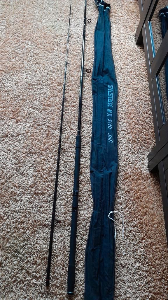 Silstar Karperhengel MX 3510-360 + Molen EX 40, Watersport en Boten, Hengelsport | Roofvissen, Zo goed als nieuw, Werphengel, Ophalen