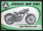 Originele folder ARDIE BD 201 - 1956 (Duits), Verzenden, Overige merken