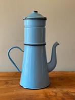 Blauwe Vintage Emaille Koffiepot, Ophalen of Verzenden