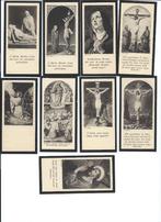 mp2507:  8 oude bidprentjes < 1900, Verzamelen, Bidprentjes en Rouwkaarten, Ophalen of Verzenden, Bidprentje