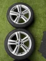 Vw golf mallory r-line velgen met winterbanden, Auto-onderdelen, Ophalen, Gebruikt, Velg(en), 17 inch