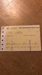 Treinkaartje 1989, Ophalen of Verzenden, Zo goed als nieuw, Trein, Boek of Tijdschrift