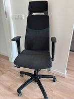 Bureaustoel zwart/grijs, Ophalen, Zo goed als nieuw, Zwart