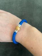 Swarovski armband blauw, Verzenden, Zo goed als nieuw, Blauw, Met strass