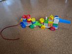 Houten blokken trein bigjigs toys, Ophalen of Verzenden, Zo goed als nieuw, Duw- of Trekspeelgoed