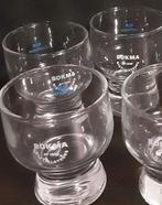 KLM BOKMA city hopper city glaasjes 4 stuks, Ophalen of Verzenden, Zo goed als nieuw, Borrel- of Shotglas