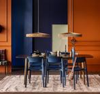 fonQ Evolve Eettafel Uitschuifbaar 180/220 Walnoot €649, nu, Huis en Inrichting, Tafels | Eettafels, Byfonq, Byfonq, Rechthoekig