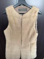 Mooie beige bontjas maat M, Ophalen of Verzenden, Zo goed als nieuw, Maat 38/40 (M), Beige