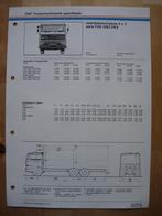 DAF FAS 3300 DKX Technische Specificatie Folder 1982 – 6x2, Boeken, Overige merken, Zo goed als nieuw, Ophalen, DAF Trucks
