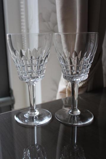 Antieke Val St Lambert Mery Esneux 3 wijn glazen beschikbaar voor biedingen