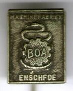 Machinefabriek BOA Enschede zilverkleurig speldje ( H_048 ), Verzamelen, Speldjes, Pins en Buttons, Verzenden, Nieuw, Transport