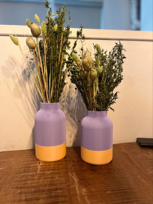 3d geprinte Japandi vaas, Huis en Inrichting, Woonaccessoires | Vazen, Nieuw, Minder dan 50 cm, Verzenden