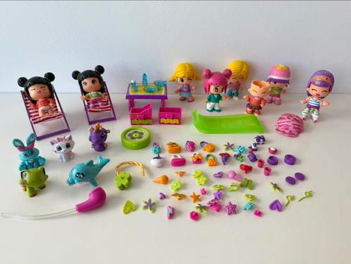 Lot, partij PinyPon met 8 poppetjes, 5 dieren en accessoires, Verzamelen, Poppetjes en Figuurtjes, Zo goed als nieuw, Ophalen of Verzenden