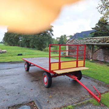 Eigen bouw platte wagen met kenteken beschikbaar voor biedingen