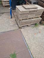 40x60x5 grindtegels gebruikt 1 kleur bergrind, Ophalen, Gebruikt, 10 m² of meer, Beton