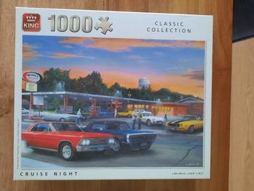 King puzzel 1000 stukjes Cruise Night beschikbaar voor biedingen
