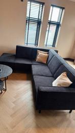 Hoekbank Yaro zwart 257 x 81 x 201 cm, Ophalen, Zo goed als nieuw, Stof