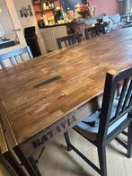 Eettafel, herbruikt botenTeak, collectie Ocean, Gebruikt, 200 cm of meer, 50 tot 100 cm, Vijf personen of meer