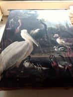 groot wandkleed pelikaan en vogels, Antiek en Kunst, Kunst | Schilderijen | Klassiek, Ophalen