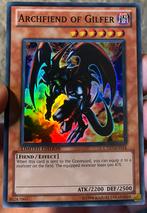 Yu-Gi-Oh! Archfiend of Gilfer CT07 Limited Tin Promo !, Verzenden, Zo goed als nieuw, Losse kaart, Foil