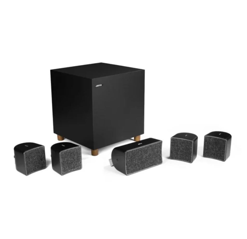Jamo Studio Cinema 5.1 Passive Surround met Subwoofer, Gebruikt, 70 watt of meer, 5.1-systeem, Overige spelers