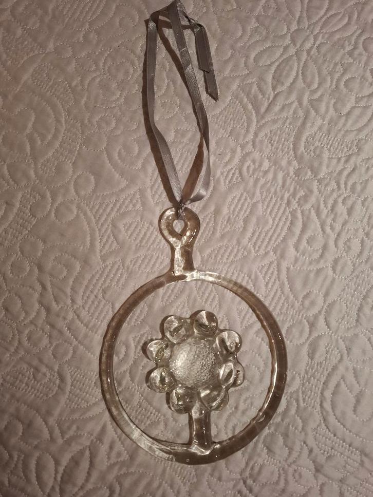 Raamhanger van Kosta Boda “Zonnebloem” * 70er jaren, Antiek en Kunst, Antiek | Glas en Kristal, Ophalen of Verzenden