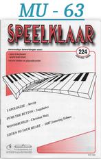 MU-63 BLADMUZIEK SPEELKLAAR NR 224 JANUARI 2006, Muziek en Instrumenten, Bladmuziek, Gebruikt, Ophalen of Verzenden, Piano