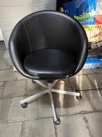 Draai stoel Ikea, Overige materialen, Gebruikt, Eén, Zwart