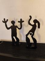 Ikea Häll Anna Efverlund 2x kandelaar, zwart, metaal, 33 cm, 25 tot 50 cm, Zwart, Ophalen of Verzenden, Zo goed als nieuw