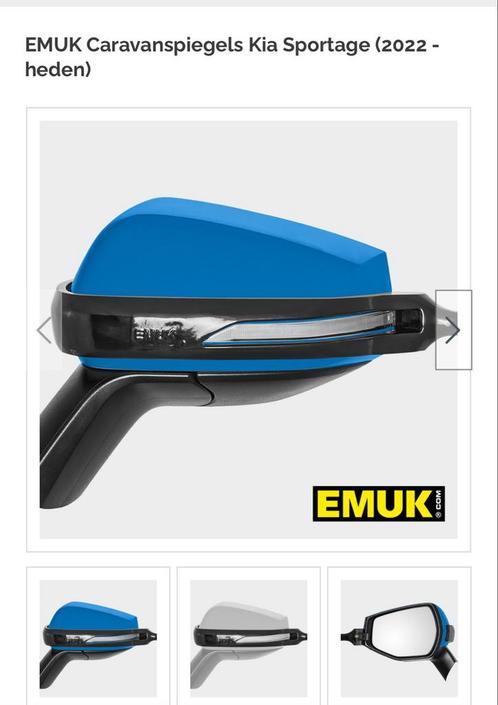 EMUK Caravanspiegels Kia Sportage (2022-heden), Auto diversen, Auto-accessoires, Nieuw, Ophalen of Verzenden