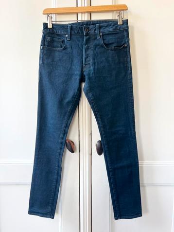 G-Star Raw jeans 3301 Slim donkerblauw, maat 31/32 beschikbaar voor biedingen