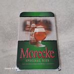 Moreeke bier emaille reclamebord, Ophalen of Verzenden, Gebruikt, Reclamebord, Plaat of Schild, Overige merken