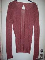 Trui met open rug bruin/goudkleurig glitter (S)36, Bruin, Nieuw, Harperayve, Ophalen of Verzenden