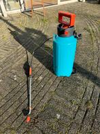 Gardena drukspuit, Ophalen, Gebruikt