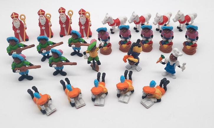 Sinterklaas, verschillende Pieten en Amerigo figuren Blokker, Diversen, Sinterklaas, Gebruikt, Ophalen of Verzenden