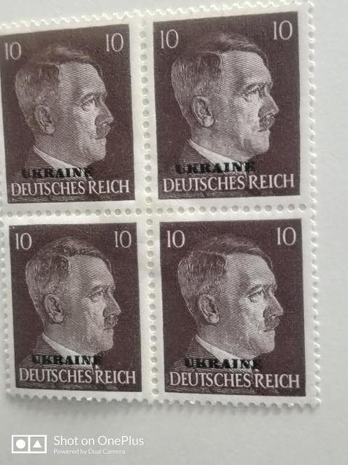 2 blokken van elk 4 zegels Hitler Deutsche Reich pr. € 1,70, Postzegels en Munten, Postzegels | Europa | Duitsland, Duitse Keizerrijk