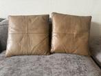 2 By-Boo kussens, Huis en Inrichting, Woonaccessoires | Kussens, Ophalen of Verzenden, Zo goed als nieuw, Bruin, Vierkant