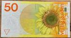 heel mooi biljet 50 gulden 1982 Zonnebloem, Postzegels en Munten, Bankbiljetten | Nederland, Ophalen, 50 gulden, Los biljet