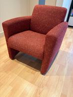 Montel comfortabele, stevige stoel, rood gemêleerd, Ophalen, 75 tot 100 cm, Zo goed als nieuw, Stof