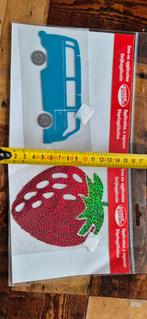 Kitch Kitchen Strijkemblemen - Aardbei & VW Camper, Ophalen of Verzenden, Nieuw, Overige applicaties