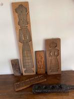 Brocante houten speculaasplank/suiker/botermal, Ophalen of Verzenden