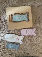 Houten Berenpuzzel, Ophalen of Verzenden, Zo goed als nieuw, Van hout, Minder dan 10 stukjes